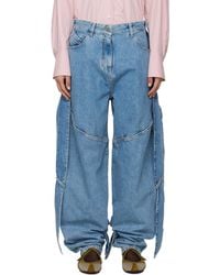 The Attico - Long Jeans - Lyst