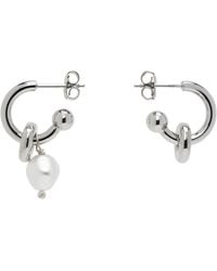 Justine Clenquet - Ethan Faux-Pearl Earrings - Lyst