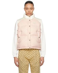 Shop GUCCI 2022-23FW The North Face x Gucci down vest (670654