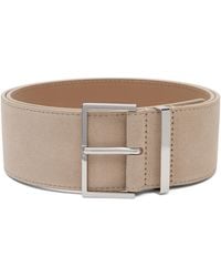 Frankie Shop - Evro Suede Leather Belt - Lyst