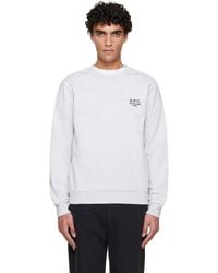 A.P.C. - Standard 'Rue Madame' Sweatshirt - Lyst