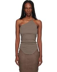 Rick Owens - Temple One Shoulder Top - Lyst