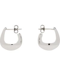 Lemaire - Curved Mini Drop Earrings - Lyst