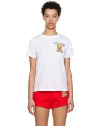 Moschino - White Little Inflatable Teddy Bear T-shirt - Lyst