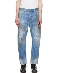 DSquared² - Light Dirty Wash Bro Jeans - Lyst