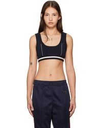 Ambush - Contrast Stitch Bra Top - Lyst