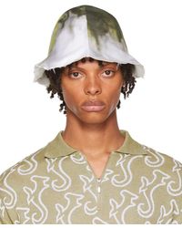 Serapis - Ssense Exclusive Green & Gray Bucket Hat - Lyst