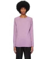Dunhill - Purple Garment Dye Sweater - Lyst