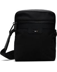 BOSS - Signature Trim Structured Reporter Bag - Lyst