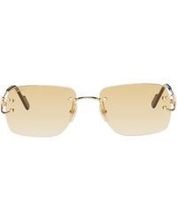 Cartier - Classic C Motif Sunglasses - Lyst