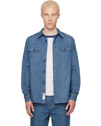 A.P.C. - 'Surchemise' Denim Shirt - Lyst
