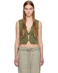 OPEN YY - Argyle Vest - Lyst