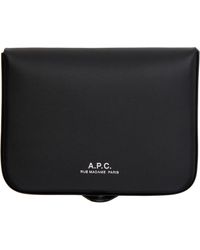 A.P.C. - Pochette À Monnaie Josh Noire - Lyst
