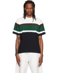 Sacai - Chusen-Dyed Cotton Jersey T-Shirt - Lyst