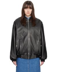 Magda Butrym - Oversized Leather Jacket - Lyst