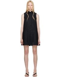 Moncler - Cotton & Silk Shirt Minidress - Lyst