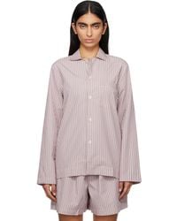 Tekla - Poplin Long-Sleeved Pyjama Shirt - Lyst