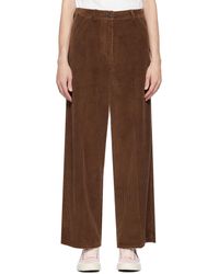 KENZO - Brown Paris Wide-leg Trousers - Lyst