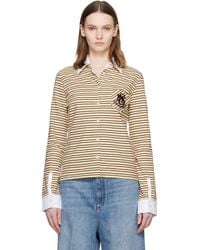 Stella McCartney - Fancy Stripe Crest Polo Shirt - Lyst