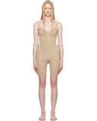 Skims - Seamless Sculpt Mid Thigh Bodysuit - Lyst