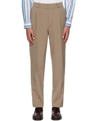 Acne Studios - Taupe Tailored Trousers - Lyst