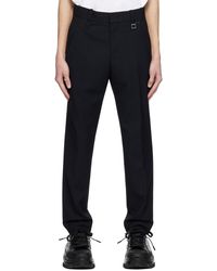 WOOYOUNGMI - Navy Tapered Trousers - Lyst