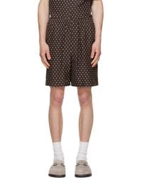 Ferragamo - Silk Bermuda Shorts - Lyst