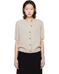 Loulou de Saison - Jodi Short-Sleeve Cashmere Cardigan - Lyst