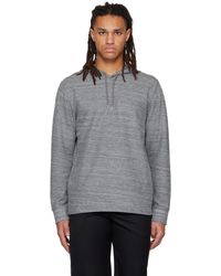 Vince - Pull à capuche isotherme gris - Lyst