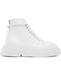 Marsèll - White Gomme Gommellone Boots - Lyst