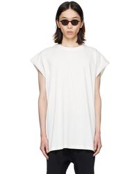 Thom Krom - T-shirt m ts 787 blanc cassé - Lyst