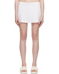 Skims - Drop Needle Pointelle Miniskirt - Lyst