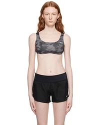 Nike - Black Floral Bikini Top - Lyst