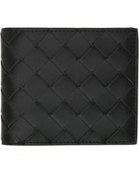 Bottega Veneta - Khaki Intrecciato Bi-Fold Wallet - Lyst