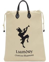 Gucci White Chateau Marmont Laundry Tote