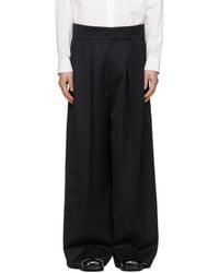 Simone Rocha - Peeling Waist Wide Leg Trousers - Lyst