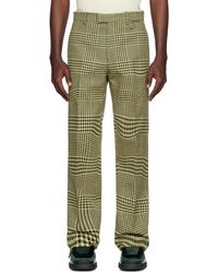 Burberry - Warped Houndstooth Trousers - Lyst