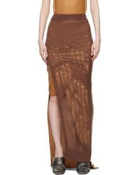 Rick Owens - Porterville Spider Ziggy Maxi Skirt - Lyst