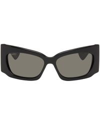 Gucci - Black Geometric Sunglasses - Lyst