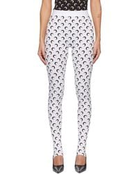 Marine Serre - Recycled Moon Jersey Stirrup Leggings - Lyst
