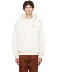 Helmut Lang - Off- Logo Hoodie - Lyst