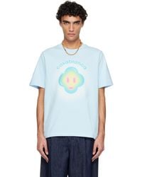 CASABLANCA - Airbrush Smiley Classic T-Shirt - Lyst