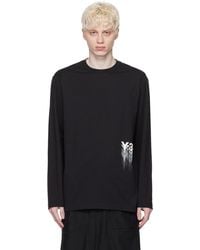 Y-3 - Graphic Long Sleeve T-shirt - Lyst