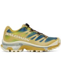 Salomon - Baskets xt-4 og aurora borealis jaune et bleu - Lyst