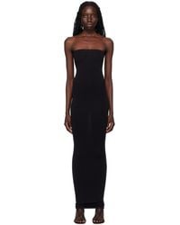Wolford - Robe longue fatal noire à découpe - Lyst