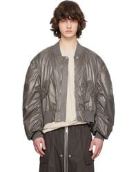 Rick Owens - Temple Secchia Flight Bomber Jacket - Lyst