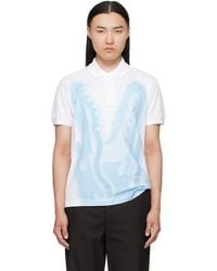 Lacoste - Classic Fit Printed Piqué Polo - Lyst