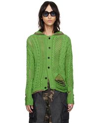 ANDERSSON BELL - Cardigan sauvage vert - Lyst