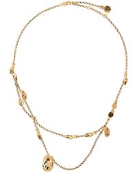 Lemaire - Gold Estampe Necklace - Lyst