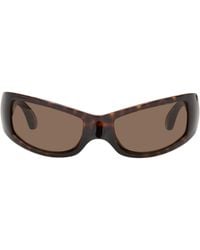 Balenciaga - Havana Extreme Sunglasses - Lyst